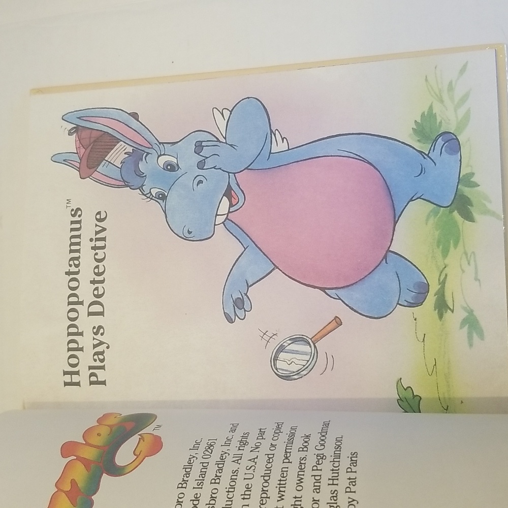 Vtg Wuzzles Hoppopotamus Plays Detective Collector Series Book #5 - Picture 5 of 5